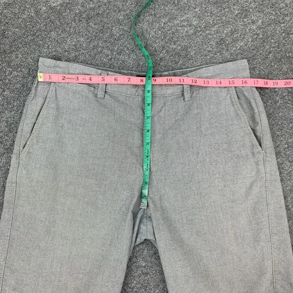 J Crew NY Shorts Mens 32 Gray Garment Dyed Chino 10.5